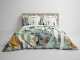 Lion Beddenshop Heckett & Lane Andy Dekbedovertrek - 1-persoons (140x200/220 Cm + 1 Sloop) - Katoen Satijn - Multi