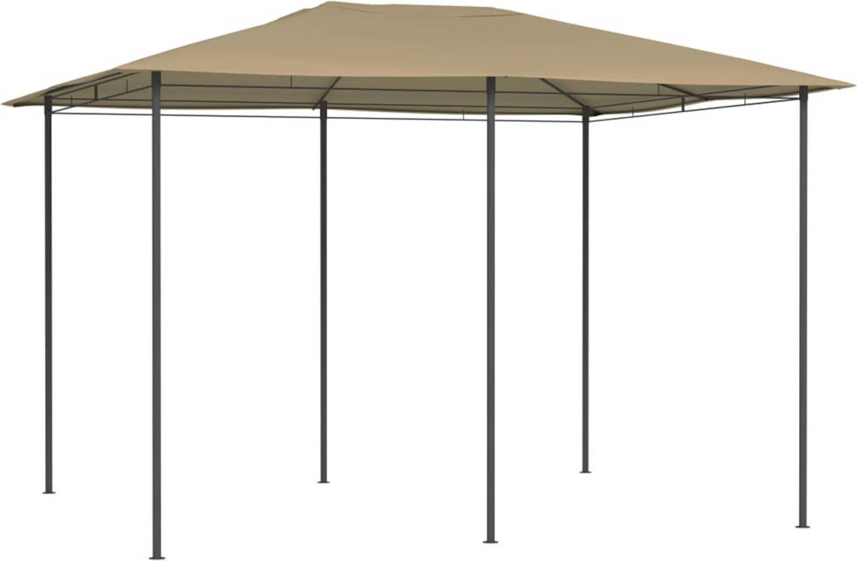 VidaXL Prieel 160 G/m² 3x4x2,6 M Taupe