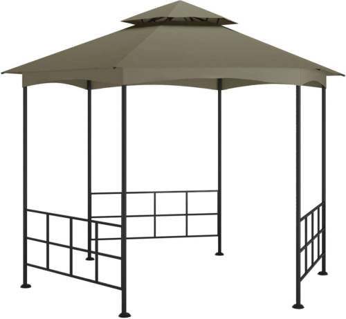 VidaXL Prieel Met Zijwanden 3,1x2,7 M Taupe