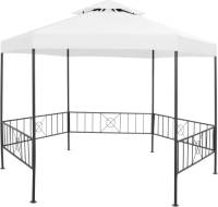 VidaXL Tuinprieel 180 G/m² 323x275x265 Cm Wit
