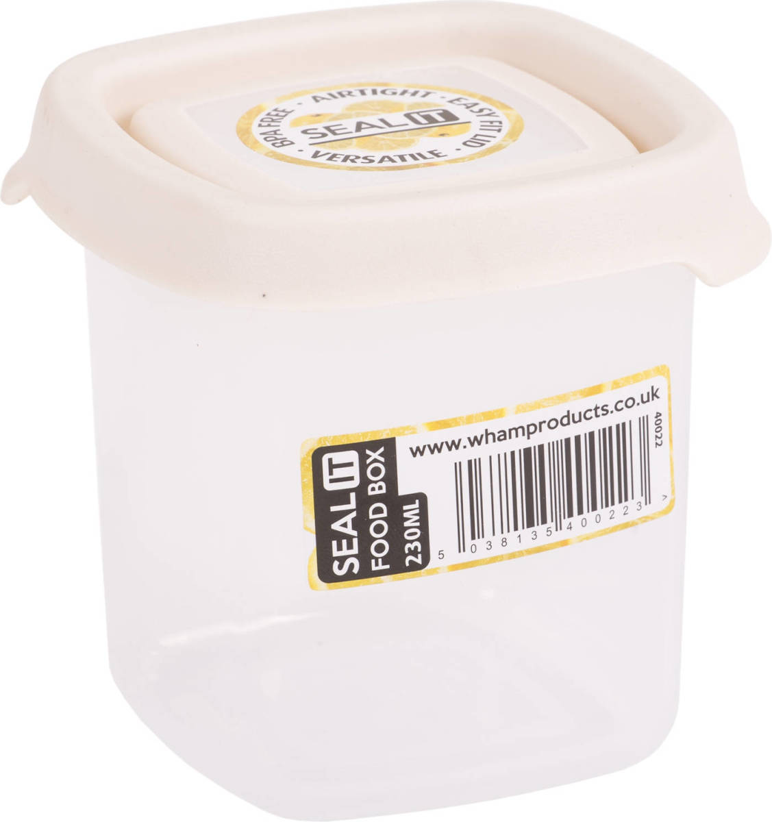 Vepa Bins Wham Vershoudbak Seal It 230 Ml Polypropyleen Crème