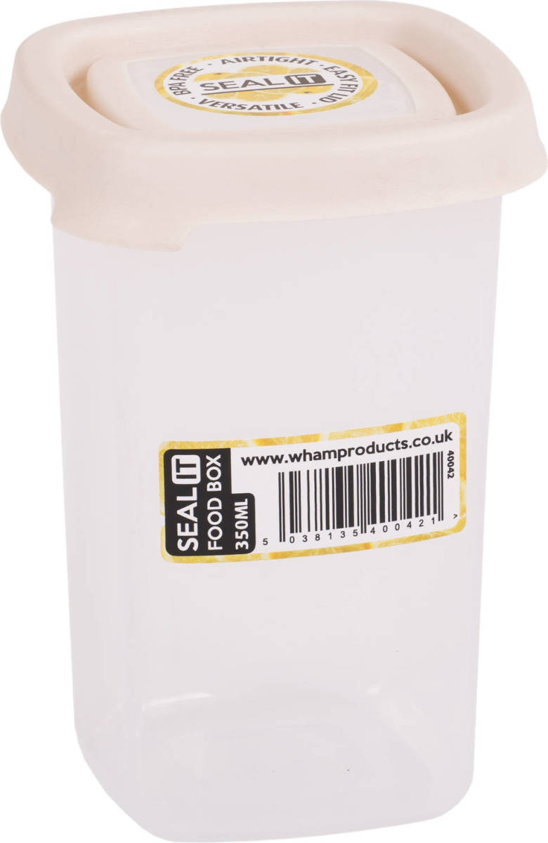 Vepa Bins Wham Vershoudbak Seal It 350 Ml Polypropyleen Crème