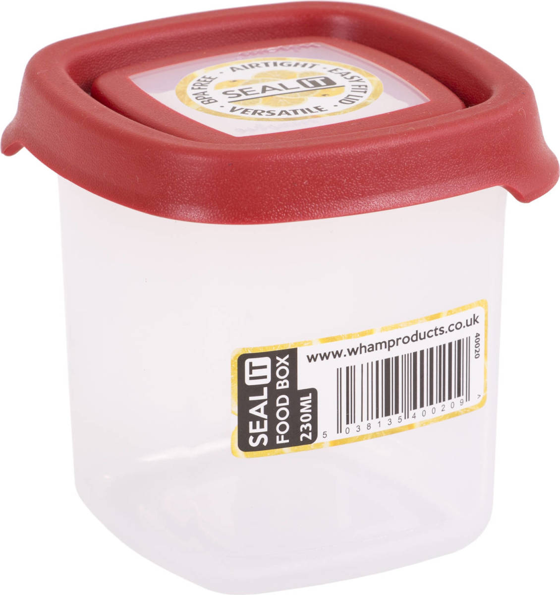 Vepa Bins Wham Vershoudbak Seal It 230 Ml Polypropyleen Rood