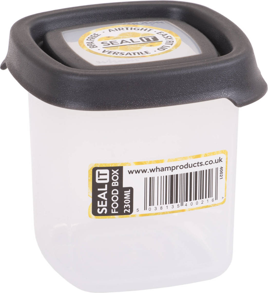 Vepa Bins Wham Vershoudbak Seal It 230 Ml Polypropyleen Antraciet