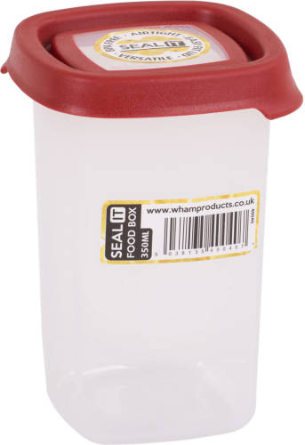 Vepa Bins Wham Vershoudbak Seal It 350 Ml Polypropyleen Rood