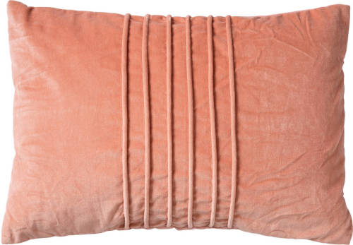 Dutch Decor Pax - Sierkussen Velvet 40x60 Cm Muted Clay - Roze - Roze