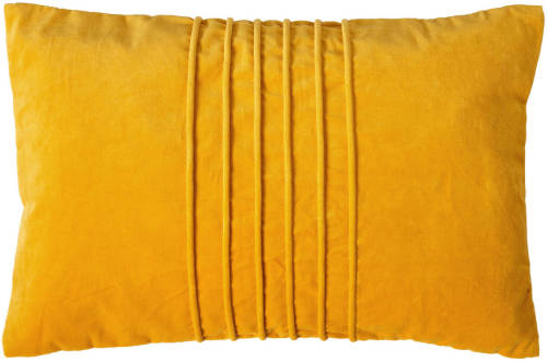 Dutch Decor Pax - Kussenhoes Velvet 40x60 Cm Golden Glow - Geel - Geel