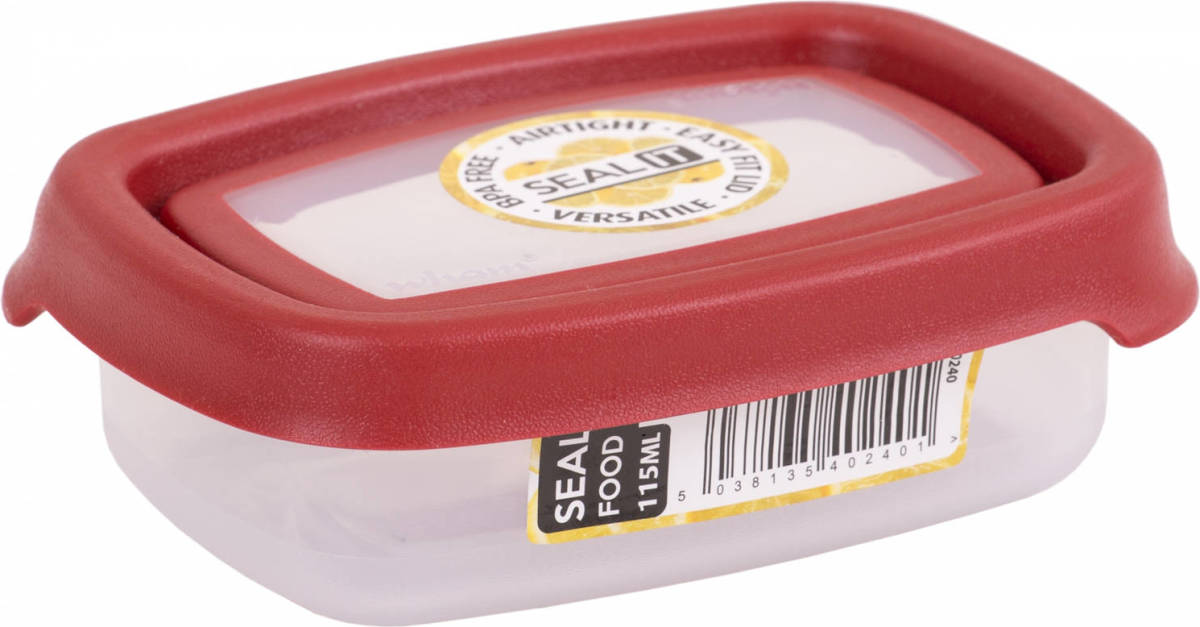 Vepa Bins Wham Vershoudbak Seal It 115 Ml Polypropyleen Rood