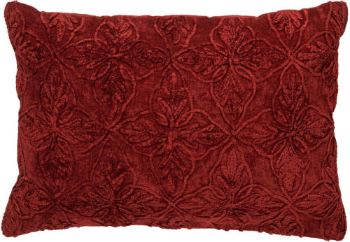 Dutch Decor Amar - Sierkussen Van Katoen 40x60 Cm Merlot - Rood - Rood