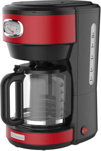 Westinghouse Koffiezetapparaat Retro Collections - 1000 W - Cranberry Red - Wkcmr621rd