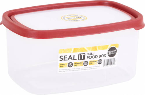 Vepa Bins Wham Vershoudbak Seal It 3,8 Liter Polypropyleen Rood