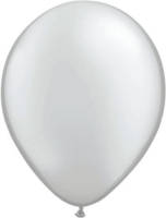 Bellatio Decorations 25x Stuks Metallic Zilveren Ballonnen - Ballonnen