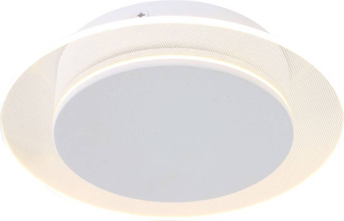 Steinhauer Plafondlamp Lido Ø 17 Cm Wit