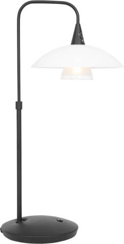 Steinhauer Tafellamp Tallerken Led 2657zw Zwart