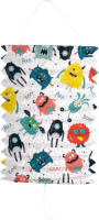 Folat Treklampion Monsters Junior 16 Cm Papier Wit