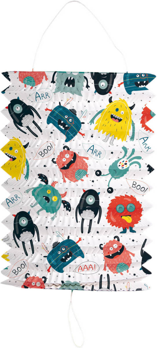 Folat Treklampion Monsters Junior 16 Cm Papier Wit