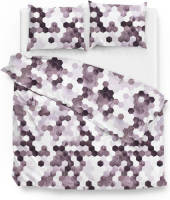 Zo!home Neo Dekbedovertrek - 1-persoons (140x200/220 Cm + 1 Sloop) - Katoen - Mauve
