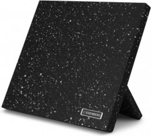EDENBERG Stonetec Line Magnetisch Messenblok - 24 X 21 Cm - Zwart, Rvs