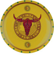 Jeemsie Dinerbord Geel 28 Cm Rond Porselein
