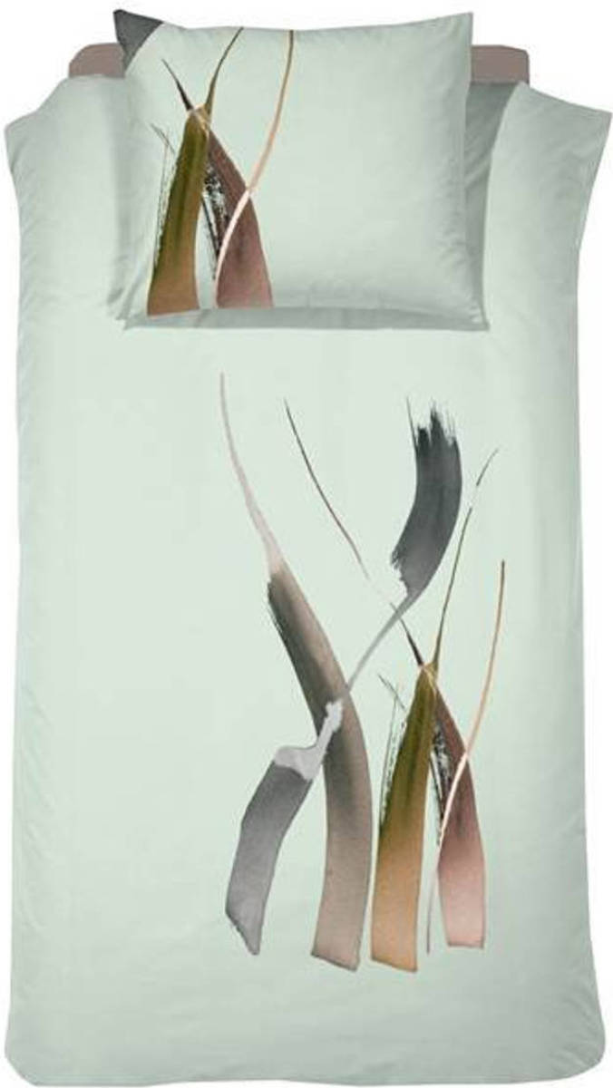 Damai Poise Dekbedovertrek - 1-persoons (140x200/220 Cm + 1 Sloop) - Katoen - Green