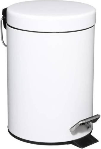 Cstore Metalen Prullenbak - 3 L - H 24,5 Cm - Wit Kopen?