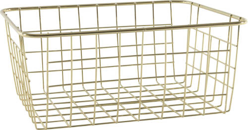 Easyline Opbergmandje Goud 28 X 22 Cm