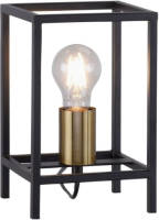 Lamponline Tafellamp Fabio B 15 Cm H 23,5 Cm Zwart Goud