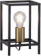 Lamponline Tafellamp Fabio B 15 Cm H 23,5 Cm Zwart Goud