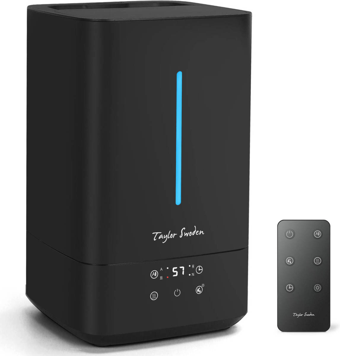 Taylor Swoden Aaron 33xuv - Luchtbevochtiger - Zwart - Met Afstandbediening - 5l