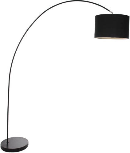 Steinhauer Vloerlamp Mexlite Solva 7976zw Zwart Kap