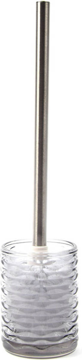 Discountershop Toiletborstel Wc-borstel Met Houder Wc-borstelhouders Voor Toilet Schoonmaakartikelen Wc Borstel Rvs Kristal 8x8x37