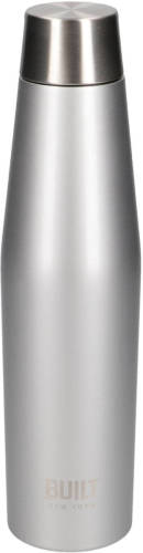Enjoy2Cook Dubbelwandige Thermosfles, 0.54 Liter, Zilver - Built New York Perfect Seal