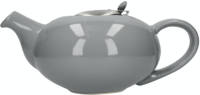 London Pottery - Theepot, Met Zeef, Keramiek, Licht Grijs, 0.9 L - London Pottery Pebble