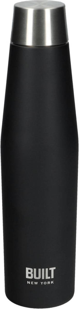 Enjoy2Cook Dubbelwandige Thermosfles, 0.54 Liter, Zwart - Built New York Perfect Seal