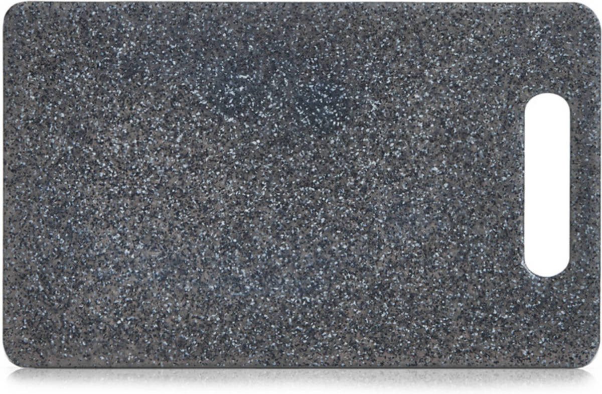 Shoppartners 1x Rechthoekige Donkergrijze Snijplanken Kunststof 25 Cm - Snijplanken