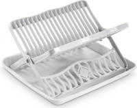 Hega Hogar Wit Afdruiprek 2-laags Met Lekbak 39 X 35 X 18 Cm - Afdruiprekken