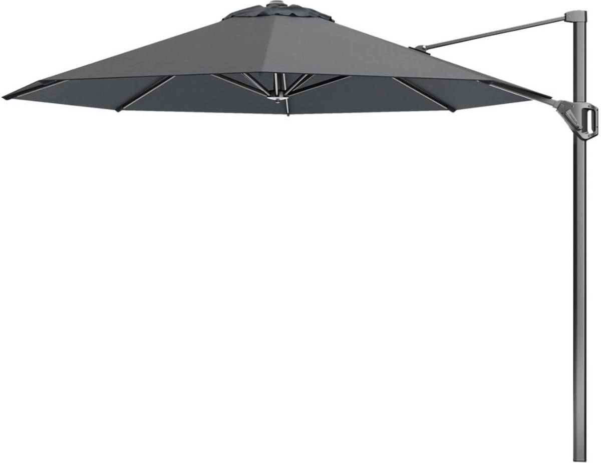Platinum Voyager Ronde Zweefparasol T1 Parasol 3m. - Antraciet