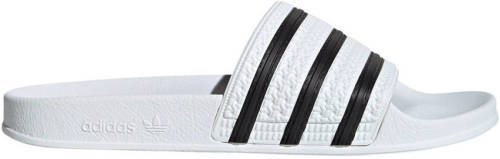 adidas Originals Adilette badslippers wit/zwart