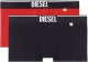 Diesel Set van 2 effen boxershorts