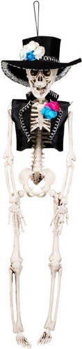 Boland Halloween - Hangende Horror Decoratie Skelet 40 Cm Spaanse Heer - Halloween Poppen