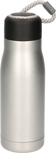 Shoppartners Rvs Thermosfles / Isoleerfles Voor Onderweg 420 Ml Zilver Grijs - Thermosflessen