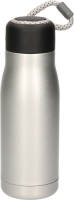 Shoppartners Rvs Thermosfles / Isoleerfles Voor Onderweg 420 Ml Zilver Grijs - Thermosflessen