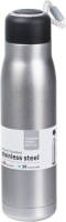 Shoppartners Rvs Thermosfles / Isoleerfles Voor Onderweg 550 Ml Zilver - Thermosflessen