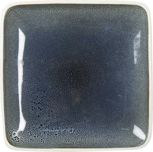 Clayre & Eef Servies Dinerbord Ø 27*3 Cm Grijs Keramiek Eetbord Grijs Eetbord