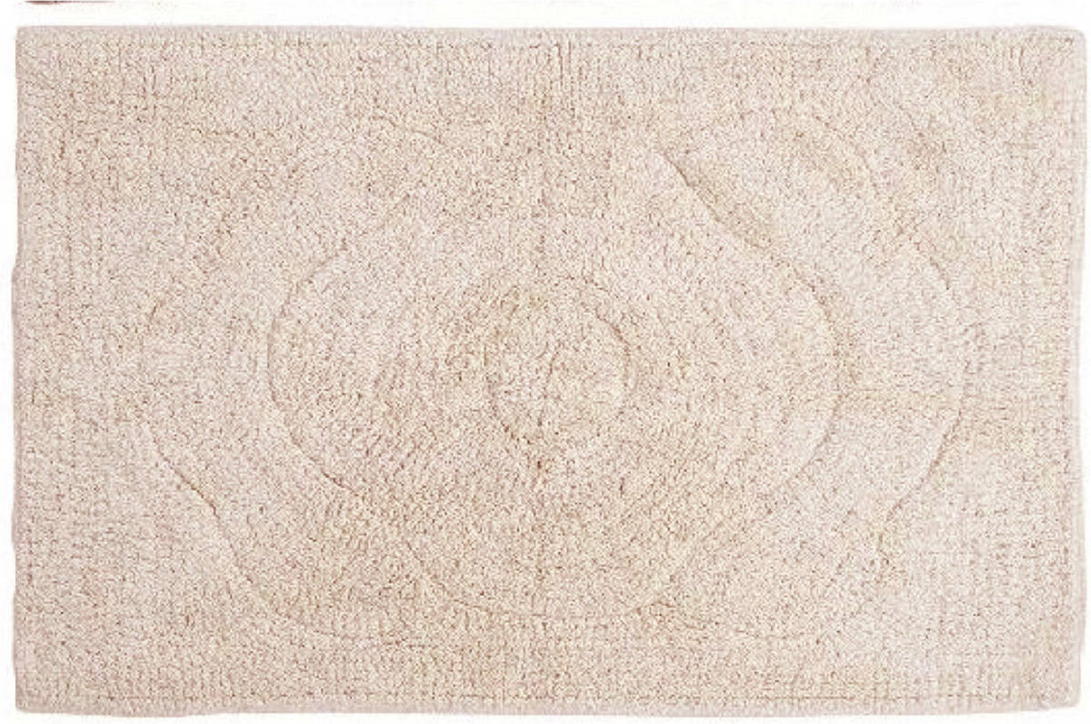 Shoppartners Badmat/badkamerkleed Gebroken Wit 80 X 50 Cm Rechthoekig - Badmatjes