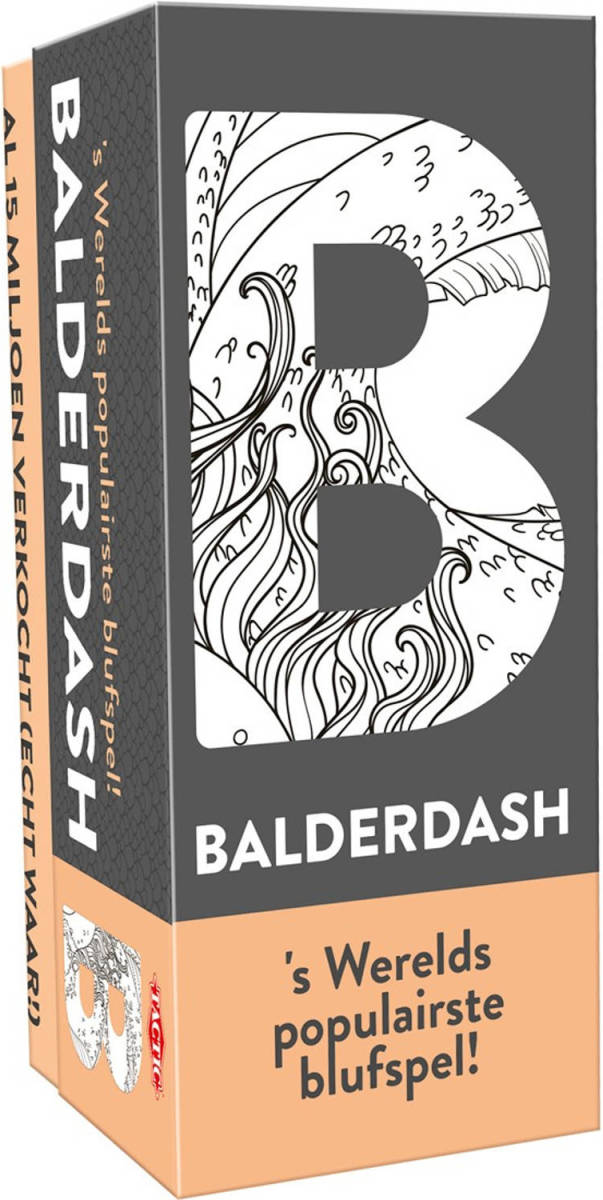 Tactic Bordspel Balderdash Karton Bruin/zwart 5-delig