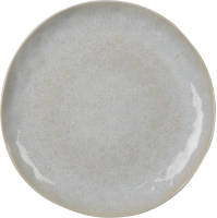 Clayre & Eef Servies Dinerbord Ø 28*3 Cm Wit Keramiek Rond Eetbord Wit Eetbord