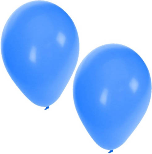 Bellatio Decorations Blauwe Ballonnen 100 Stuks - Ballonnen