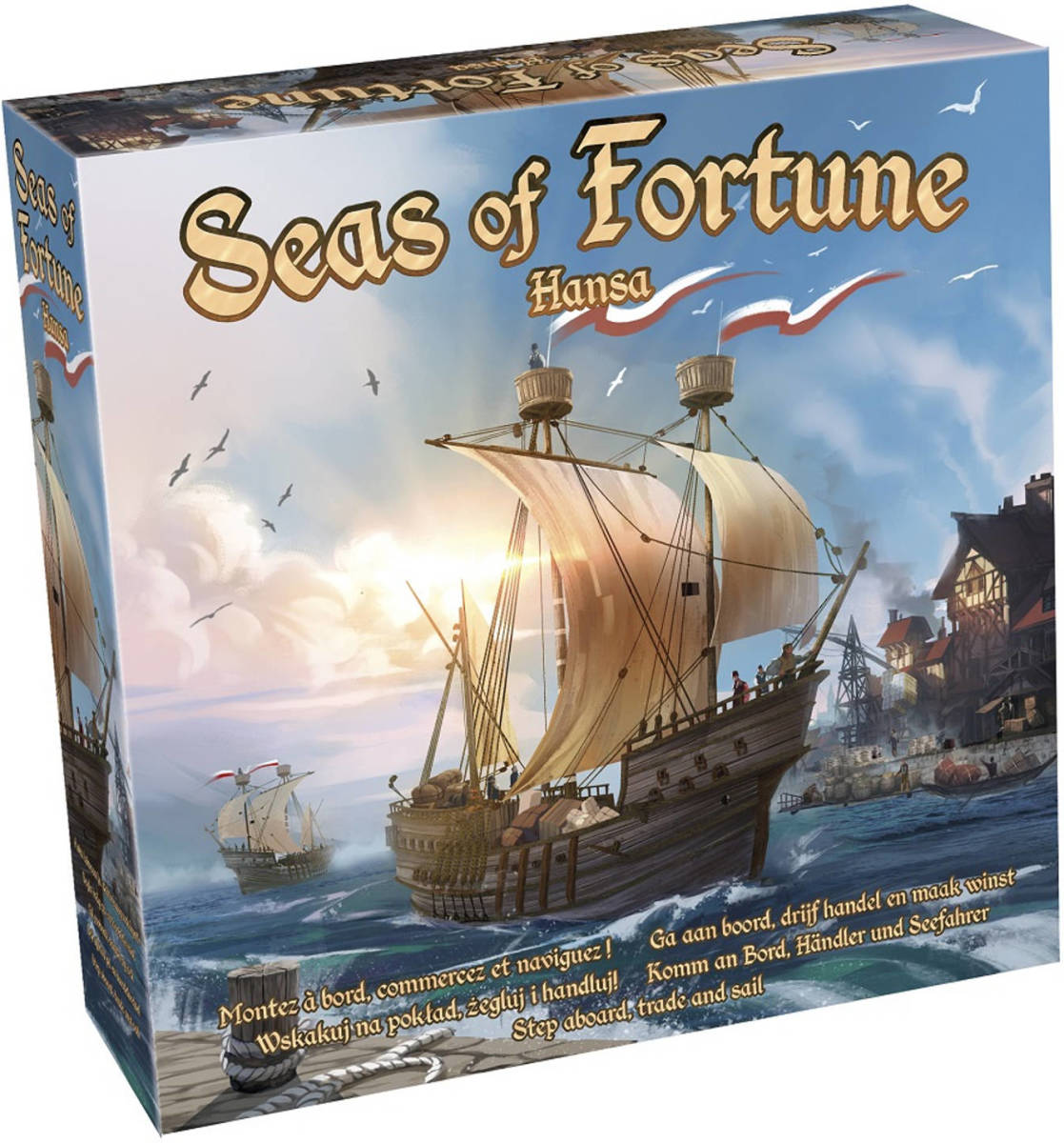 Tactic Bordspel Seas Of Fortune Junior Karton Blauw