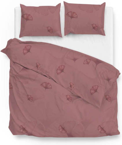 Zo!home Jennifer Dekbedovertrek - 2-persoons (200x200/220 Cm + 2 Slopen) - Katoen - Red